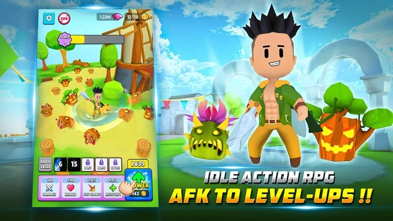 Khám phá Heroes Adventure: Idle RPG với phiên bản MOD APK mới