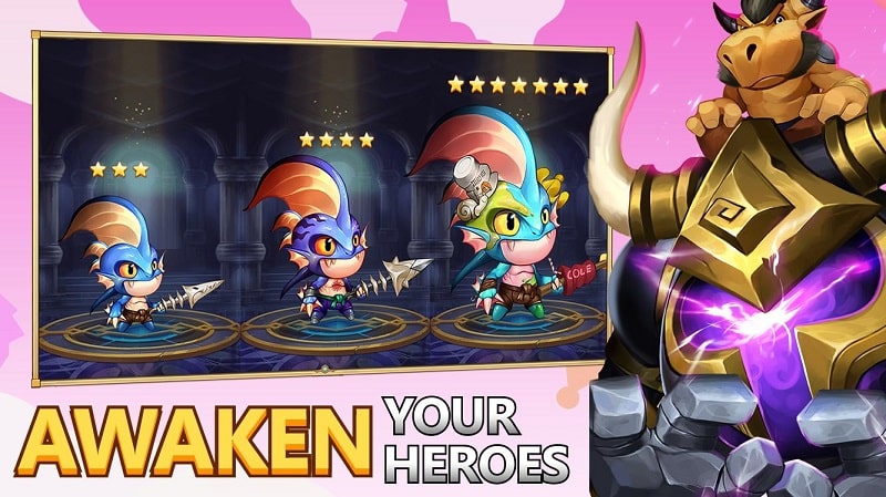 Cẩm nang sử dụng MOD APK Heroes Legend: Idle Battle War