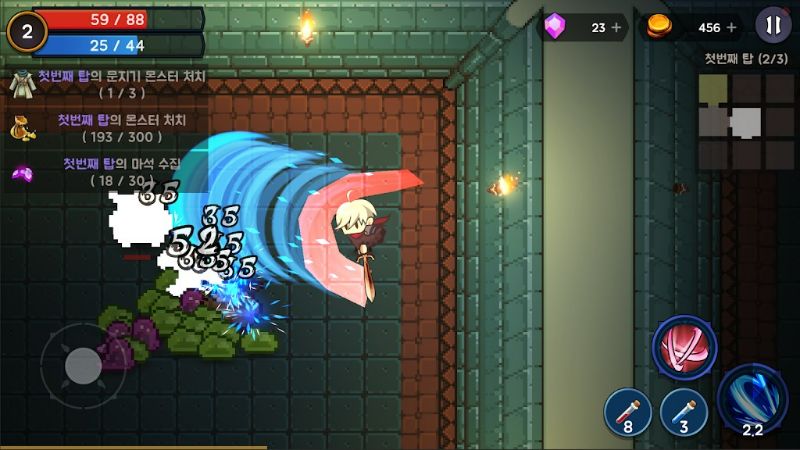 Tower And Swords: Kết hợp vũ khí và phép thuật